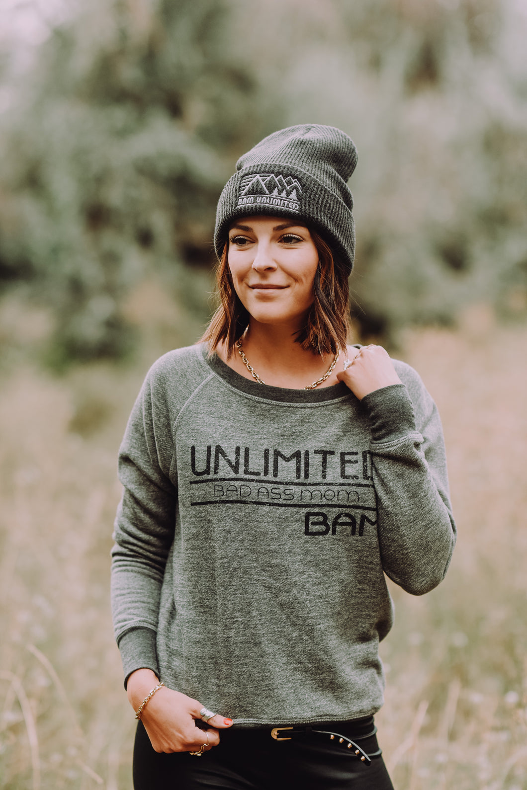 Unlimited BAM Scoopneck Sweatshirt
